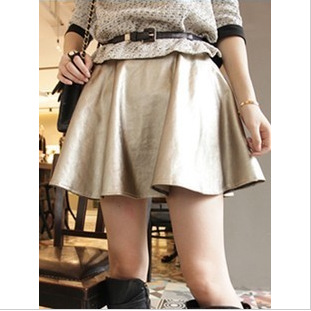 free shipping Little bride 2012 autumn and winter vintage leather skirt wholesale clothing