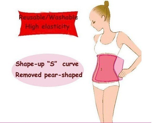 Free Shipping Lost Weight Shape Up Thigh Calf Anti Cellulite waist belt Slimming Thin Belt slimmer PVC Wrap 20pcs