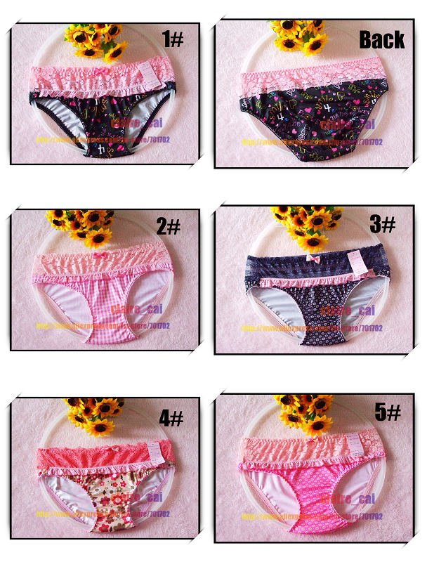 Free shipping Lot 5pcs 5styles Net Smooth Lace Cute Bowknot Simple Panty Women&Ladies Brief underwear Briefs sexy Panties 1067