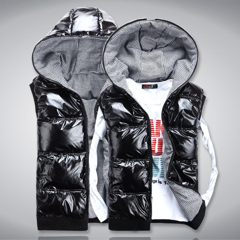 Free Shipping Lovers'  Reversible Vest Hooded Vest For Man &Woman Both Sizes Can Wear VT-017