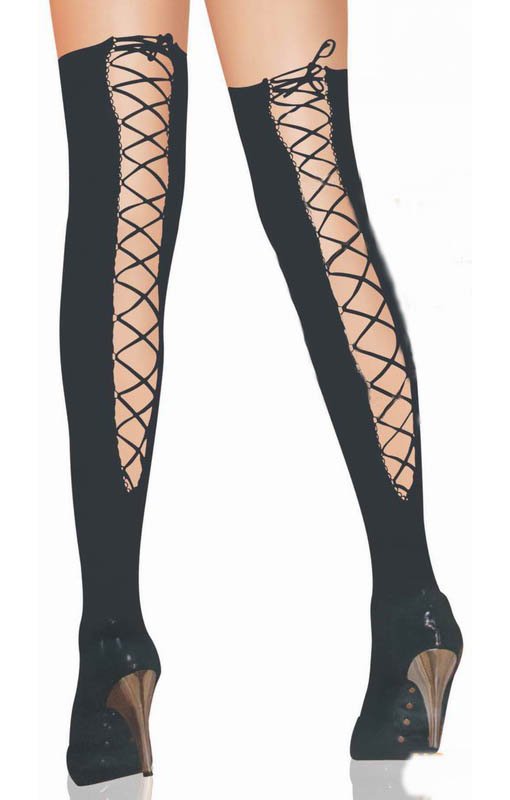 Free shipping + Lowest price New Sexy Lace Black Over Knee Stockings