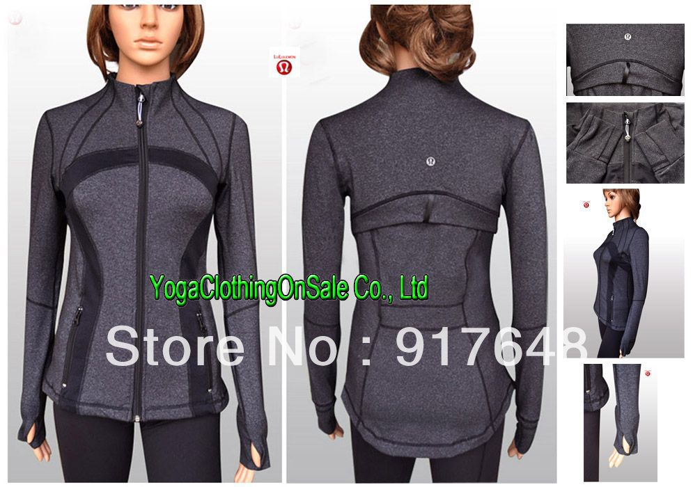 Free shipping, lululemon jackets and hoodies brand yoga ,2013 designer ladies define women's jackets yoga wear,size 4-12.