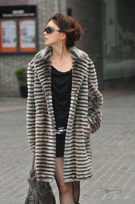 Free Shipping Luxury Cube Faux Fur Like Mink Coat Double Face Women's Long Jacket Clothes 808099