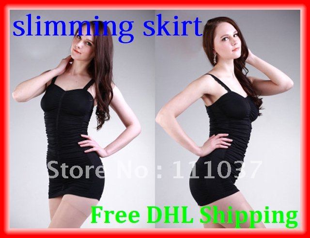 Free Shipping Magic Skirt Slip Shapewear Slim Tubes with straps 100pcs/lot