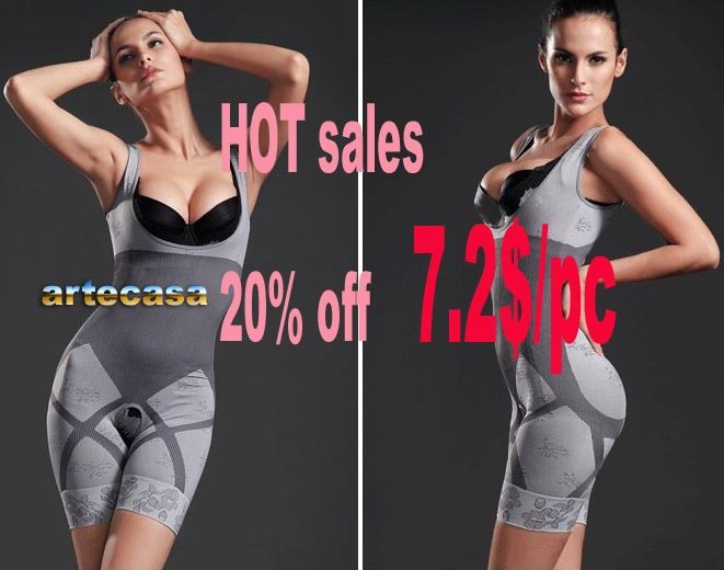 Free shipping Magic slimming underwear gen bamboo charcoal slimming suits Pants Bra Bodysuit Body Shaping clothing