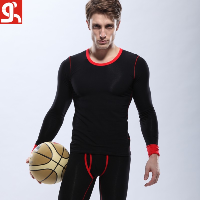 Free shipping Male underwear 100% cotton underwear long johns long johns set slim o-neck thermal underwear ckim5-3