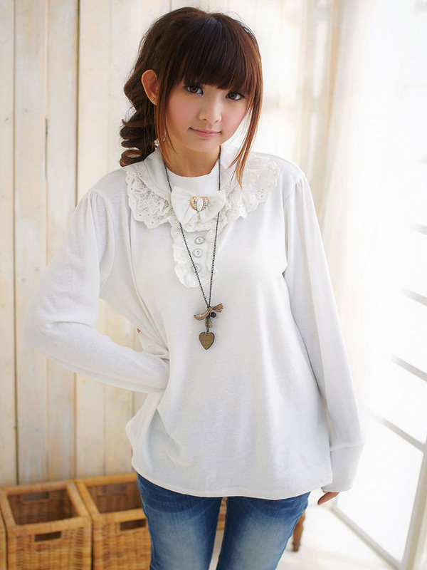 Free shipping Maternity clothing autumn knitted bow all-match maternity basic shirt basic shirt