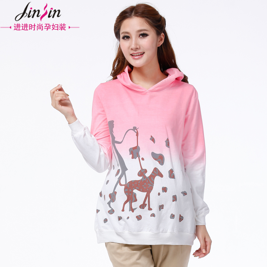 Free shipping Maternity clothing casual all-match spring long-sleeve fashion maternity top