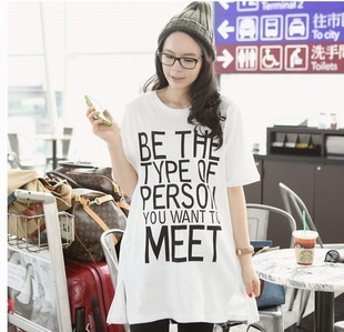 Free shipping Maternity clothing summer maternity t-shirt maternity letter short-sleeve T-shirt maternity top