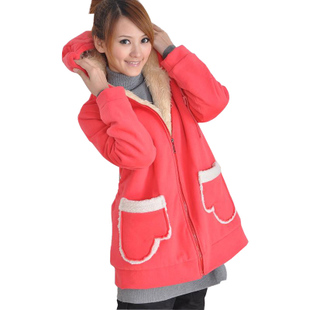 Free shipping Maternity maternity thermal thickening wadded jacket cotton-padded jacket maternity winter outerwear