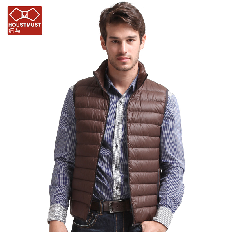 Free shipping Men and women's white duck down coat vest men's down waistcoat women's waistocats lovers design