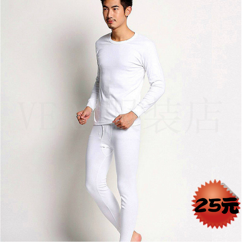 free shipping men Long Johns Male underwear sleepwear thermal underwear 1 sets/lot top+pant