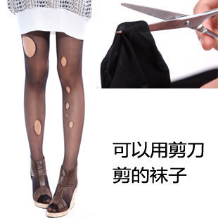 Free shipping Mengna 12D recessionista diy croppings ultra-thin pantyhose