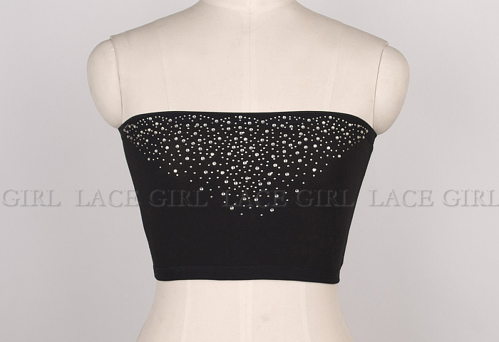 FREE SHIPPING Modal tube top lace decoration spaghetti strap basic tube top bra underwear tube top