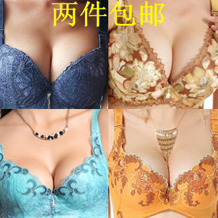 Free shipping Modern deep V-neck single-bra push up adjustable