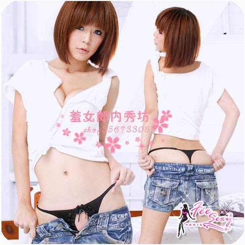 Free Shipping~Ms. low waist temptation thong thread space sexy underwear