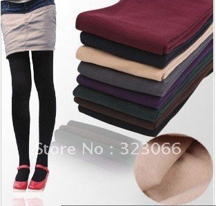 Free shipping   multicolor autumn and winter bamboo charcoal the monolayer pantyhose leggings1209034