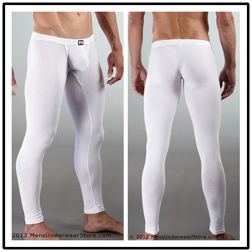 Free Shipping, N2 n male underwear 100% cotton thin warm pants trousers long johns jeans basic underpants