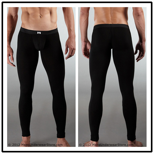 Free Shipping, N2 n male underwear 100% cotton thin warm pants trousers long johns jeans basic underpants