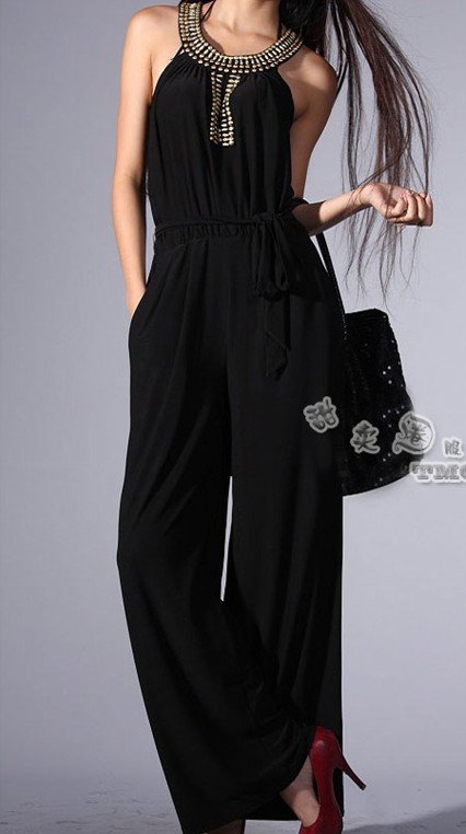 Free shipping !!! NEW 2012 brand Women Show Thin High-grade rivet leisure Jumpsuits