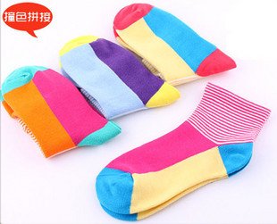 Free Shipping!! New Arrival 36 pairs/Lot,special offer colorful lovely candy sock ,  cotton sock , sport sock , women sock