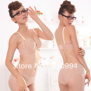 Free shipping new arrival adjustable underwear set one piece seamless bra and panties A8221 wholesale/retail