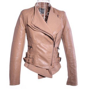 Free Shipping New Arrival! Europe/USA High Quality Slim Motorcycle Jacket, Leather & Suede Jacket Women Coat, S/M/L/XL