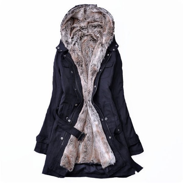 Free shipping new arrival, faux fur lining coats women's fur coats (warm/windproof/slim fit)