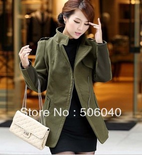 Free shipping new arrival lady down cotton cotton-padded jacket slim women's plus size wadded jacket 1pcs/lot