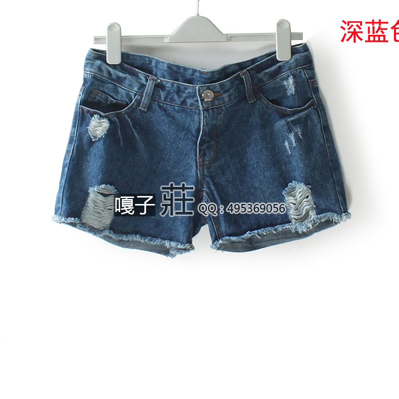 Free Shipping New arrival mm spring summer plus size clothing fashion jeans shorts boot cut jeans pants k21