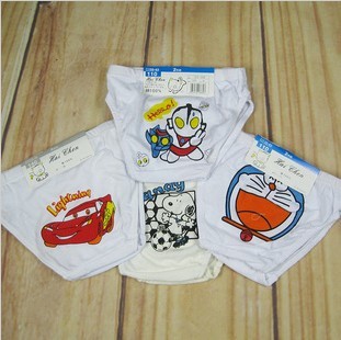 Free Shipping New Arrival Pure Cotton Baby Panties 2Pieces/lot Cartoon Children Underwear