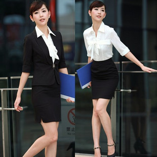 Free shipping New arrival spring high quality coat ol work wear taoku skirt ylm65