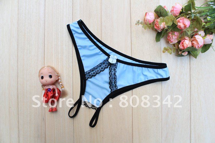 Free Shipping New Arrival Women G-string Sexy Lingerie  Sexy Underwear Intimate Panty Hot Brief Pink Black Red 10pcs/lot 9637