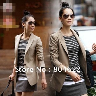 Free shipping New arrival women's casual coat Hot sell Fashion Slim Ladies Suit EY-45