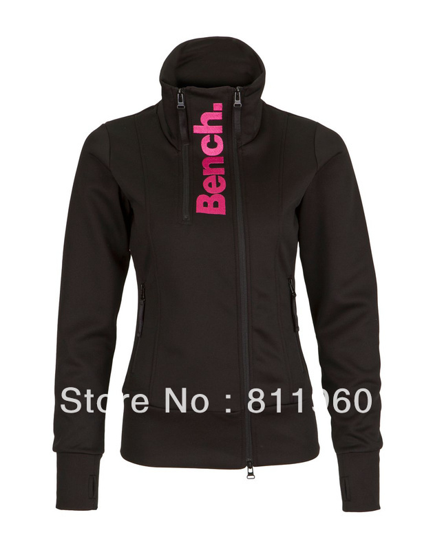 Free shipping! New Bench BBQ Lady Jacket Bench Jacket. Double zipper with Pink letters Top Wear Available Teddy Size XS S M L XL