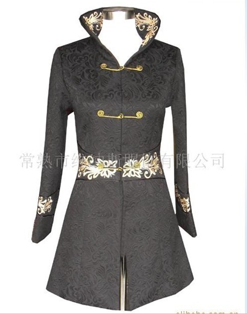 Free Shipping New Charming Chinese Women's Embroidery Jacket/Coat Black SZ S M L XL XXL XXXL WJ6637