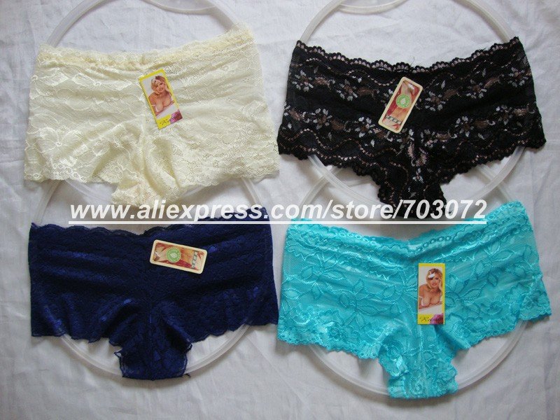 Free shipping,new designs,latest fashion lace brief,stock lady's panties sexy underwear lace boxer