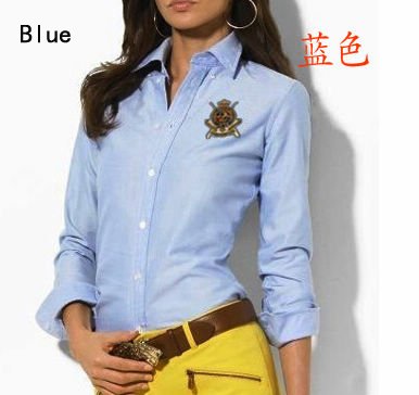 Free shipping new fanshion Long Sleeve polo Shirt, lady's Office Shirt, formal clothes