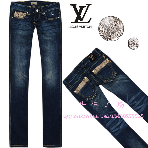 Free shipping New fashion men's 2012 noble elegant dark color low-waist female straight jeans , v-98