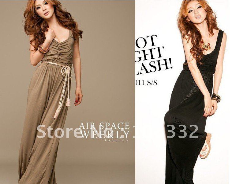 Free Shipping  New Fashion Women sleeveless vest jumpsuit casual romper long trousers 2 Colors