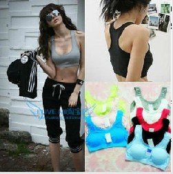 Free Shipping! New Fashion Women Yoga Bra U style yoga vest Sports Bras Wholesale