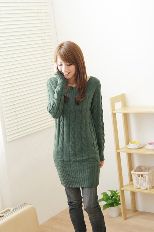 Free shipping  New fashon women's Autumn and winter Knit sweater  Six Colors for choose Retali & wholesale#12432