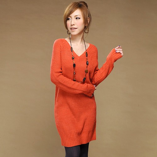 Free shipping   new fashon women's Long-sleeved Knitwear Two colors for Choose retali & wholesale#12374