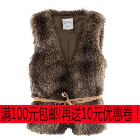 Free Shipping New Haoduoyi2012 autumn and winter chamois lacing deep brown fur hm093 6 full