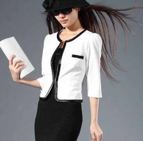 FREE SHIPPING new seven points sleeve professional temperament fashion cultivate one's morality k02 small business suit