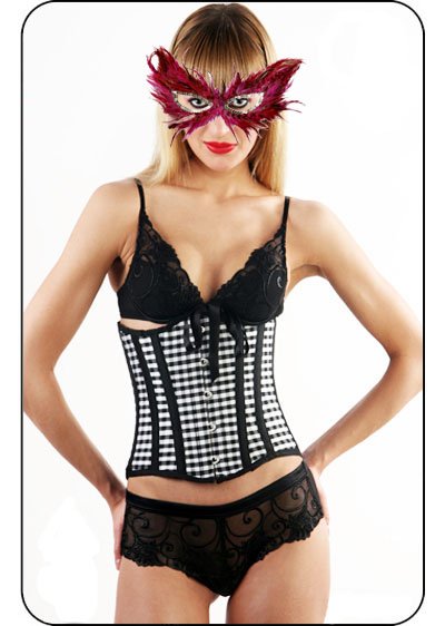 Free shipping!! New Sexy Lattice Front steel Bone Under Corset