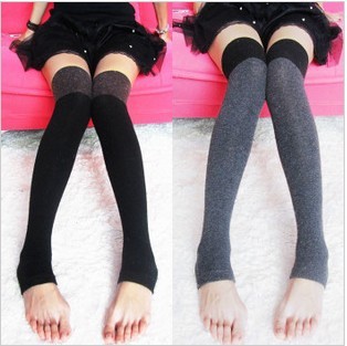 Free shipping -New stockings over the knee thick boots socks wool hose, socks knee boots set of reactor socks