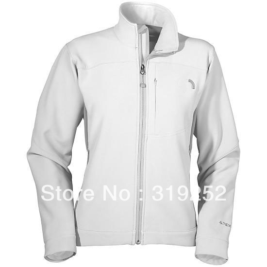 Free shipping new style white women's Apex Bionic jacket coat women's Outdoor clothing sport jackets size:S-XL