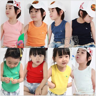 Free Shipping new The best sales fashion Multicolor Children'sclothing  / boy or girl both camisoles /kids camisoles