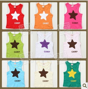 Free Shipping new The best sales fashion Multicolor Children'sclothing  / boy or girl both camisoles /kids camisoles